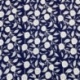 Tissu Imprimé Esprit Blockprint Taj Mahal Bleu Indigo 