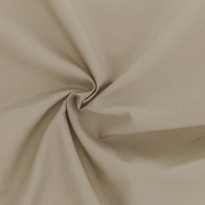 Tissu Voile de Coton Elsa Beige 