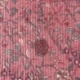 Tissu Blockprint Imprimé Tampons Mains Matelassé Double Face Rose Bleu