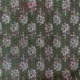 Tissu Blockprint Imprimé Tampons Mains Matelassé Double Face Rouge Vert