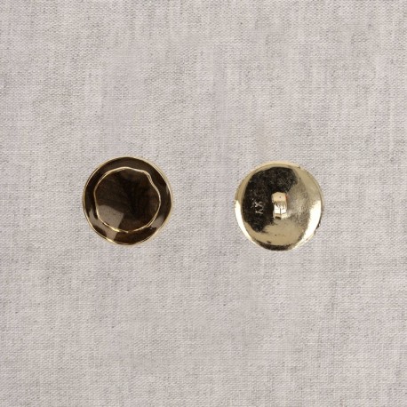 Bouton aspect métal émaillé