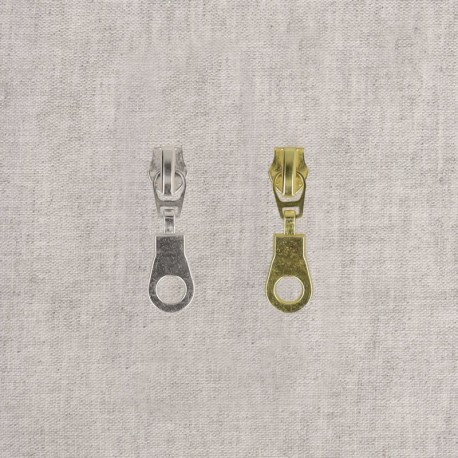 Curseur spirale or/argent
