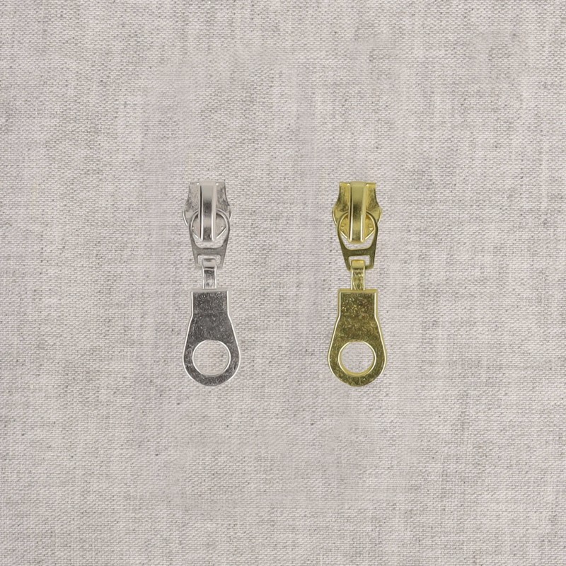Curseur spirale or/argent