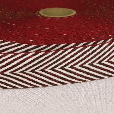Sangle chinée chevrons