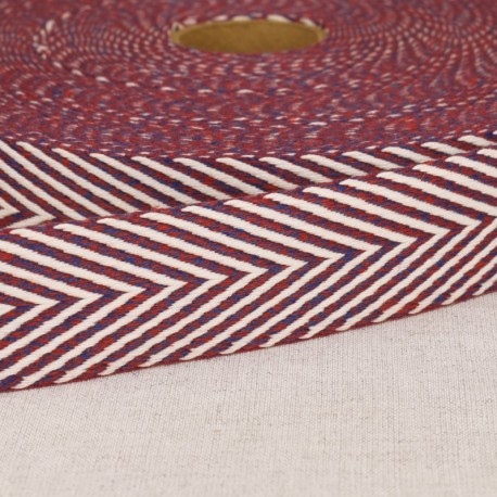 Sangle chinée chevrons