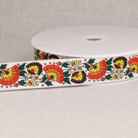Galon jacquard éventails