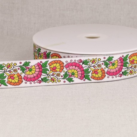 Galon jacquard éventails