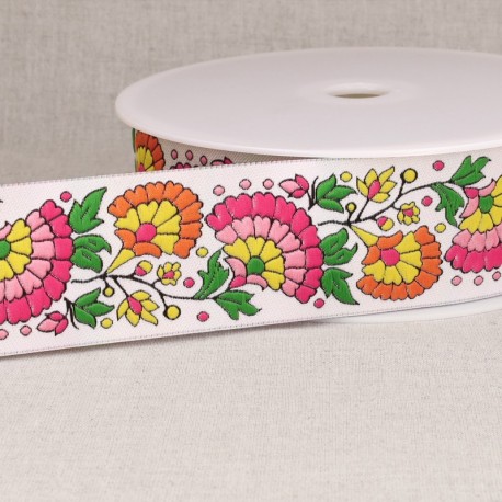 Galon jacquard éventails