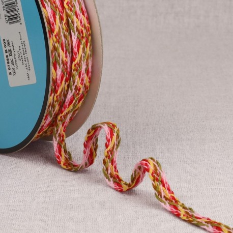 Tresse multicolore pour bracelets