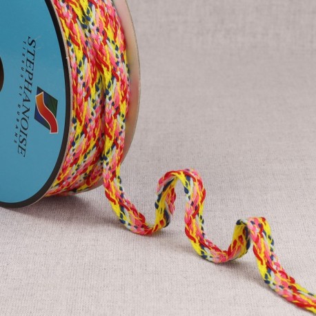 Tresse multicolore pour bracelets
