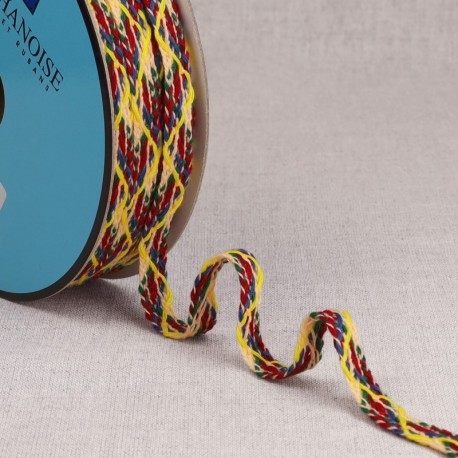 Tresse multicolore pour bracelets