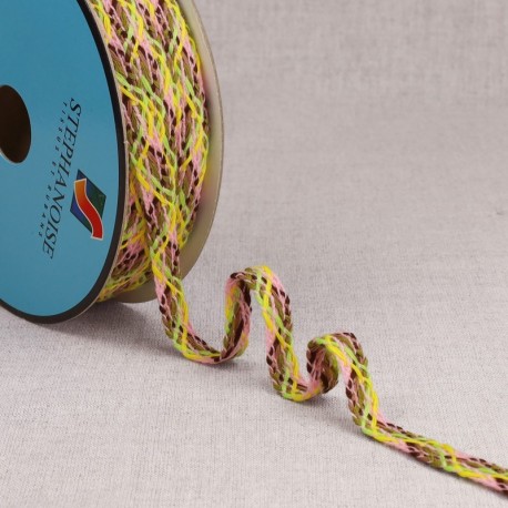 Tresse multicolore pour bracelets