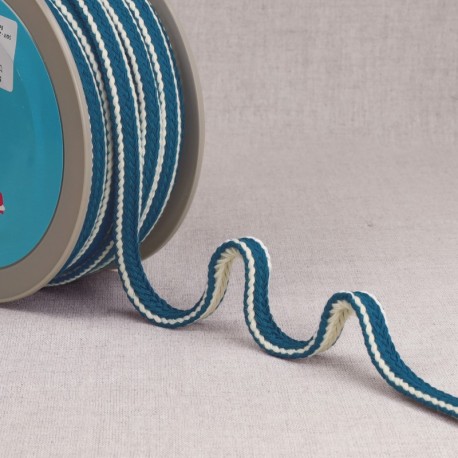 Tresse bicolore réversible