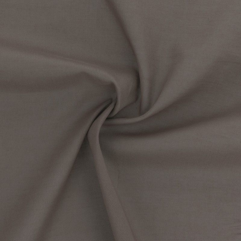 Tissu Voile de Coton Elsa Gris Foncé 