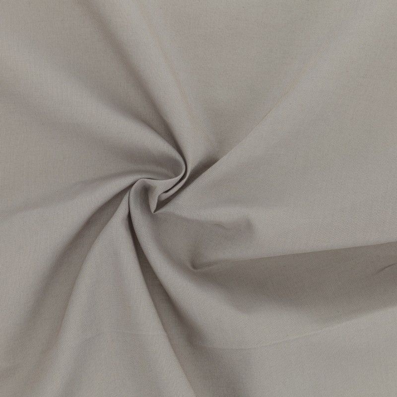 Tissu Voile de Coton Elsa Gris Clair 
