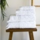 Linge de Toilette Emeline Triangle Uni Blanc
