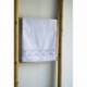 Linge de Toilette Liteau Jacquard Lucile Blanc