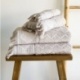 Linge de Toilette Emeline Triangle Uni Coloris Lin