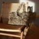 Tissu Fausse Fourrure Leopard Beige