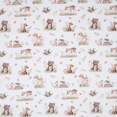Tissu Impression Digitale Roury Naturel