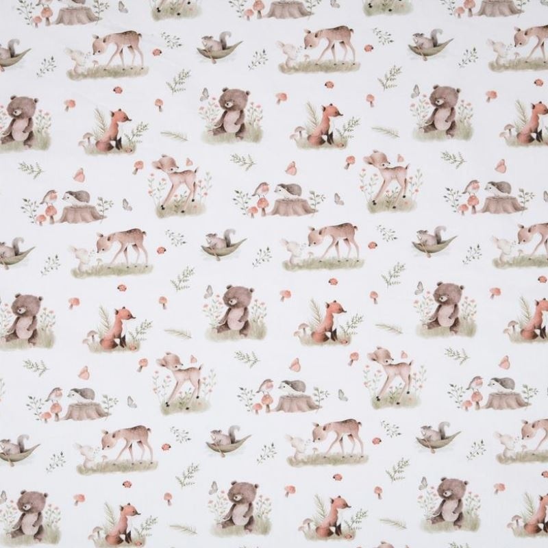 Tissu Impression Digitale Roury Naturel