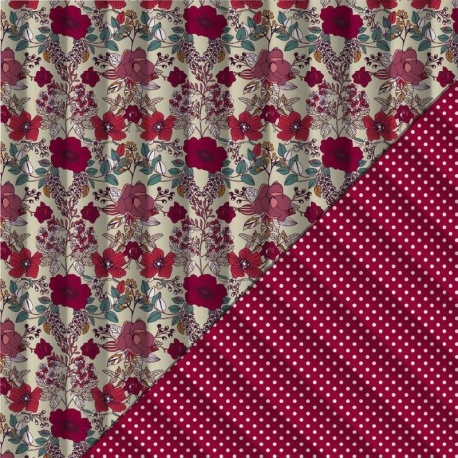 Tissu Matelassé Madison Rouge