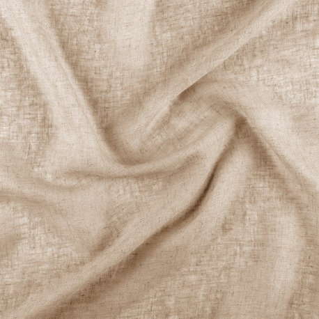 Tissu Gaze de Lin Uni Naturel