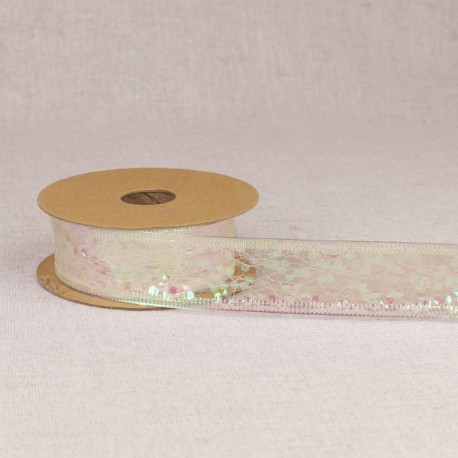 Ruban laitonné paillettes