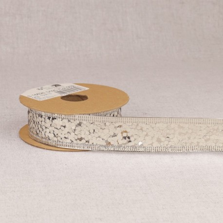Ruban laitonné paillettes