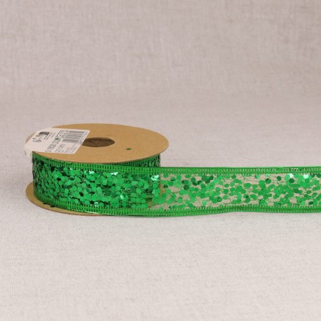 Ruban laitonné paillettes