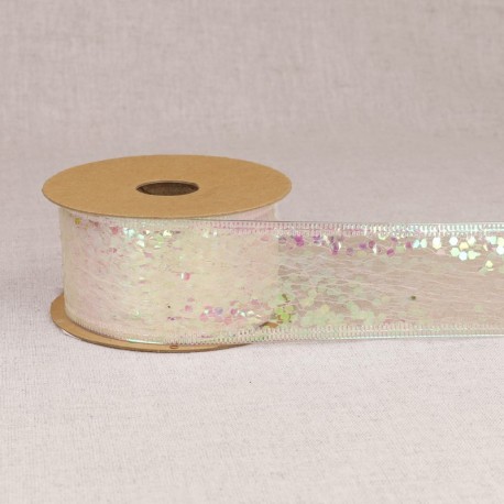 Ruban laitonné paillettes