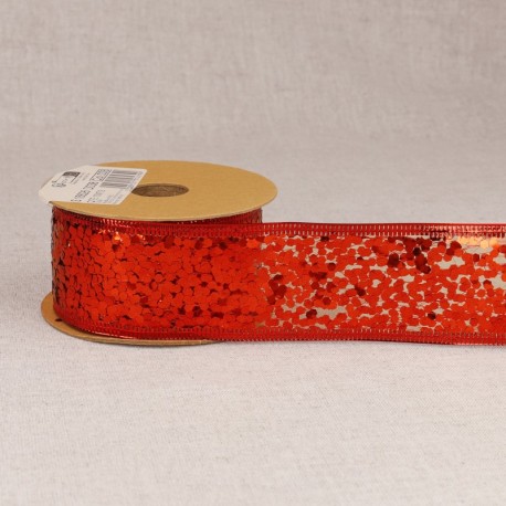 Ruban laitonné paillettes