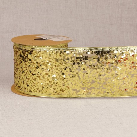Ruban laitonné paillettes