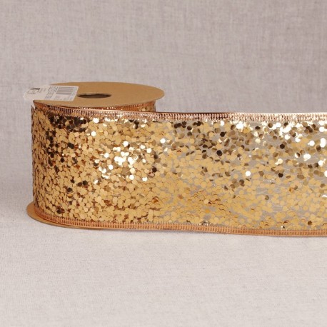 Ruban laitonné paillettes