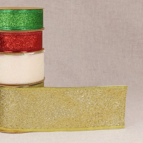 Ruban laitonné glitter