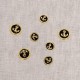 Bouton noir ancre