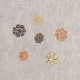 Bouton bijou fleur
