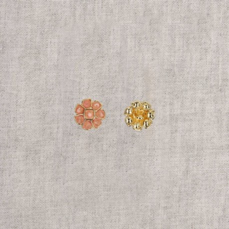 Bouton bijou fleur