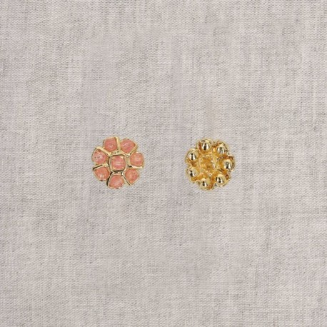 Bouton bijou fleur