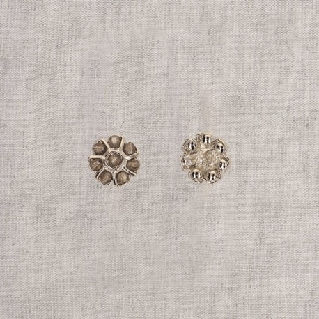 Bouton bijou fleur