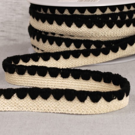 Tresse pre pliée zig zag