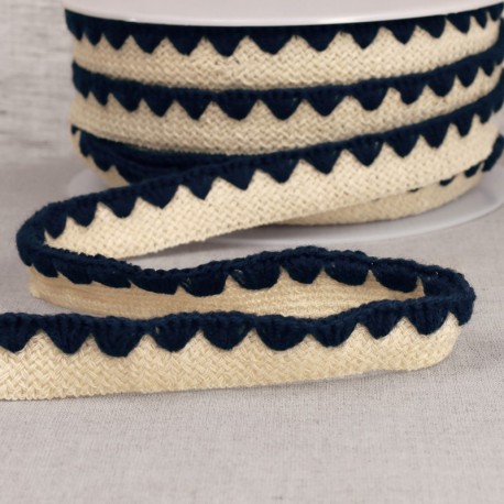 Tresse pre pliée zig zag