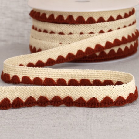 Tresse pre pliée zig zag