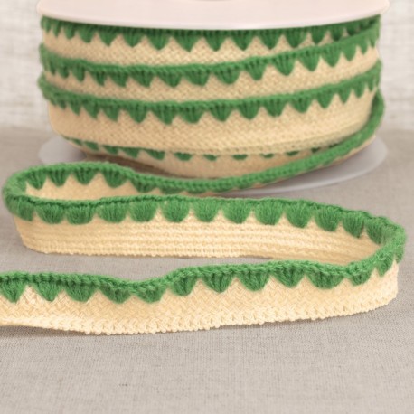 Tresse pre pliée zig zag