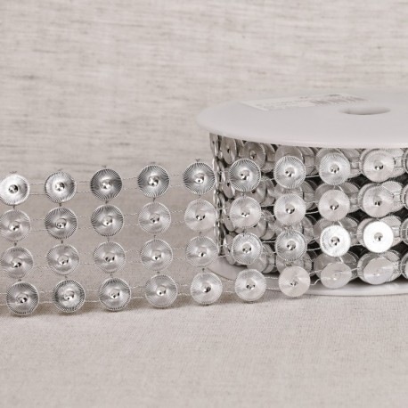 Galon paillettes 4 rangs