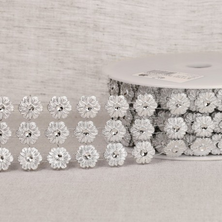 Galon paillettes 3 rangs