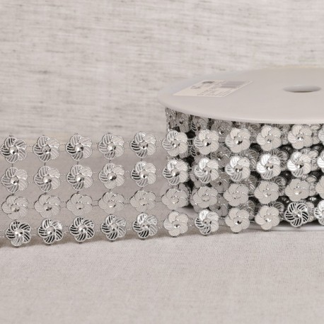Galon paillettes 4 rangs