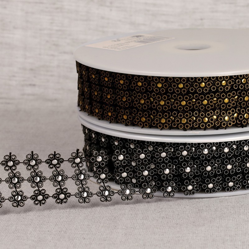 Galon paillettes 3 rangs