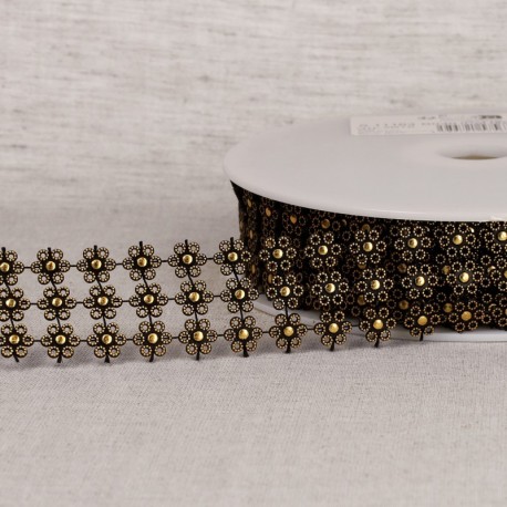 Galon paillettes 3 rangs
