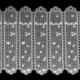 Brise Bise Macramé Hauteur 120 cm Coeur Blanc